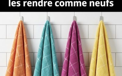 Ni lessive ni dégraissant : l’astuce ultime pour nettoyer les torchons et leur redonner un aspect neuf
