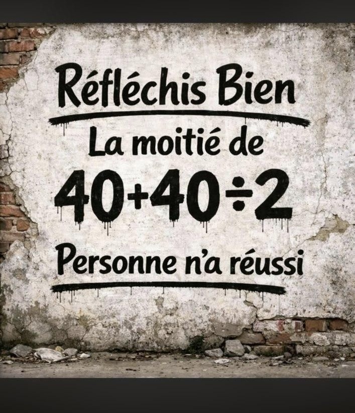 Calcul mathématique – Réfléchis bien !