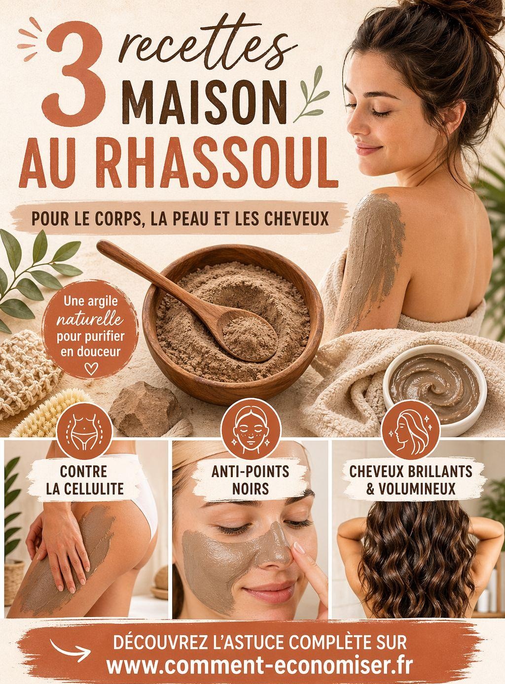 Mes recettes maison au rhassoul pour un corps et des cheveux au top