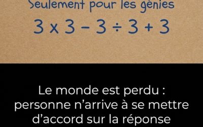 Le monde est perdu : personne ne parvient à se mettre d’accord sur la réponse à ce simple calcul