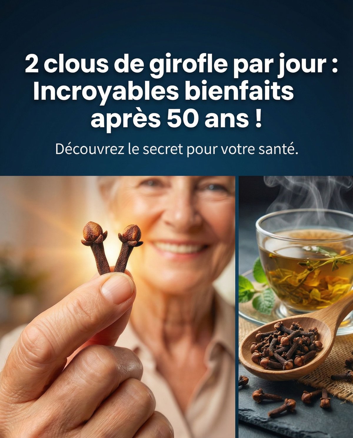 Que se passe-t-il lorsque vous prenez 2 clous de girofle chaque jour après 50 ans | Bienfaits des clous de girofle
