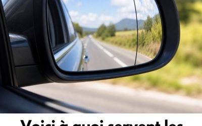 Vous avez remarqué ces traits noirs sur vos rétroviseurs ? Leur utilité peut vraiment vous éviter un accident