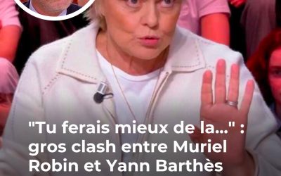 Certains invités peuvent être déroutants à interviewer. Yann Barthès en a fait l’expérience jeudi 8 janvier 2026 dans Quotidien, quand Muriel Robin a totalement changé de sujet pour questionner le présentateur.  La série Master Crimes faicot son retour sur TF1 jeudi 8 janvier 2026 pour une troisième saison. Elle met en scène une psycho-criminologiste incarnée par Muriel Robin, qui résout des crimes accompagnée de ses jeunes assistants et grâce à des méthodes peu orthodoxes. La comédienne de 70 ans est venue en faire la promotion le soir-même dans Quotidien, accompagnée des autres membres du casting : Thaïs Vauquières, Nordine Ganso, Ayumi Roux et Mikaël Mittelstadt.  Tous ont salué tour à tour l’humour, le professionnalisme ou la source d’inspiration que constitue Muriel Robin. Connue pour sa liberté de ton, l’actrice n’a cependant pas mis longtemps avant de détourner la conversation sur un sujet tout autre que la série ou ses acteurs, mettant Yann Barthès quelque peu mal à l’aise. En posant une question assez anodine, elle a exposé un détail de la réalisation de l’émission et des astuces du présentateur.