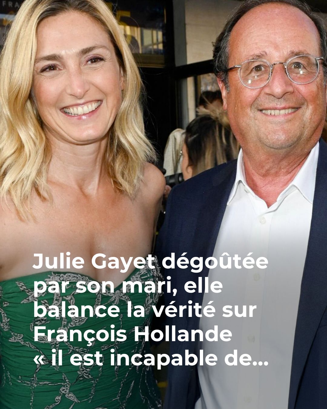 Julie Gayet : une retraite en or massif avec François Hollande