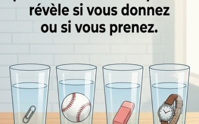 Quel verre contient le plus d’eau ? Votre réponse révèle si vous êtes généreux ou égoïste