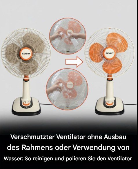 Ventilateur sale sans démonter le cadre ni utiliser d’eau : Comment nettoyer et polir un ventilateur