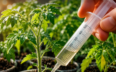 Quelques gouttes suffisent pour stimuler la croissance des plants de tomates ! Le secret du jardinage bio