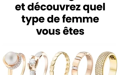 Choisissez une bague et découvrez quel genre de femme vous êtes