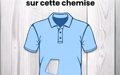 Combien y’a t’il de trous sur cette chemise ?