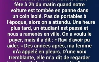 Comment un étudiant altruiste a fait la différence dans un moment critique