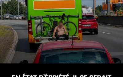 Ivre, il a parcouru 300 km accroché au porte-bagages d’un bus