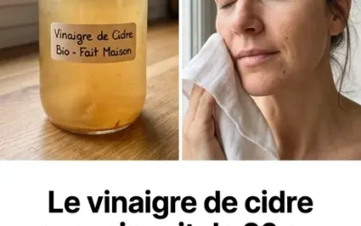 Le vinaigre de cidre peut vous faire paraître 20 ans plus jeune, mais seulement si vous l’utilisez de cette façon