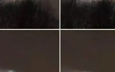 Mon frère a pris cette photo à seulement 21 km de chez nous : auriez-vous une idée de ce que cela pourrait être ?