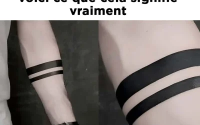 Les significations cachées derrière les tatouages de brassard masculins
