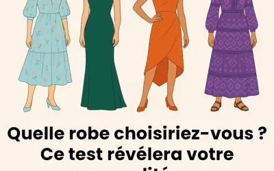 Quelle robe allez-vous choisir ? Ce test dévoilera avec précision les traits cachés de votre personnalité