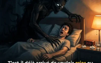 Vous est-il déjà arrivé, pendant votre sommeil, d’avoir envie de bouger, de crier, mais de ne pas pouvoir le faire