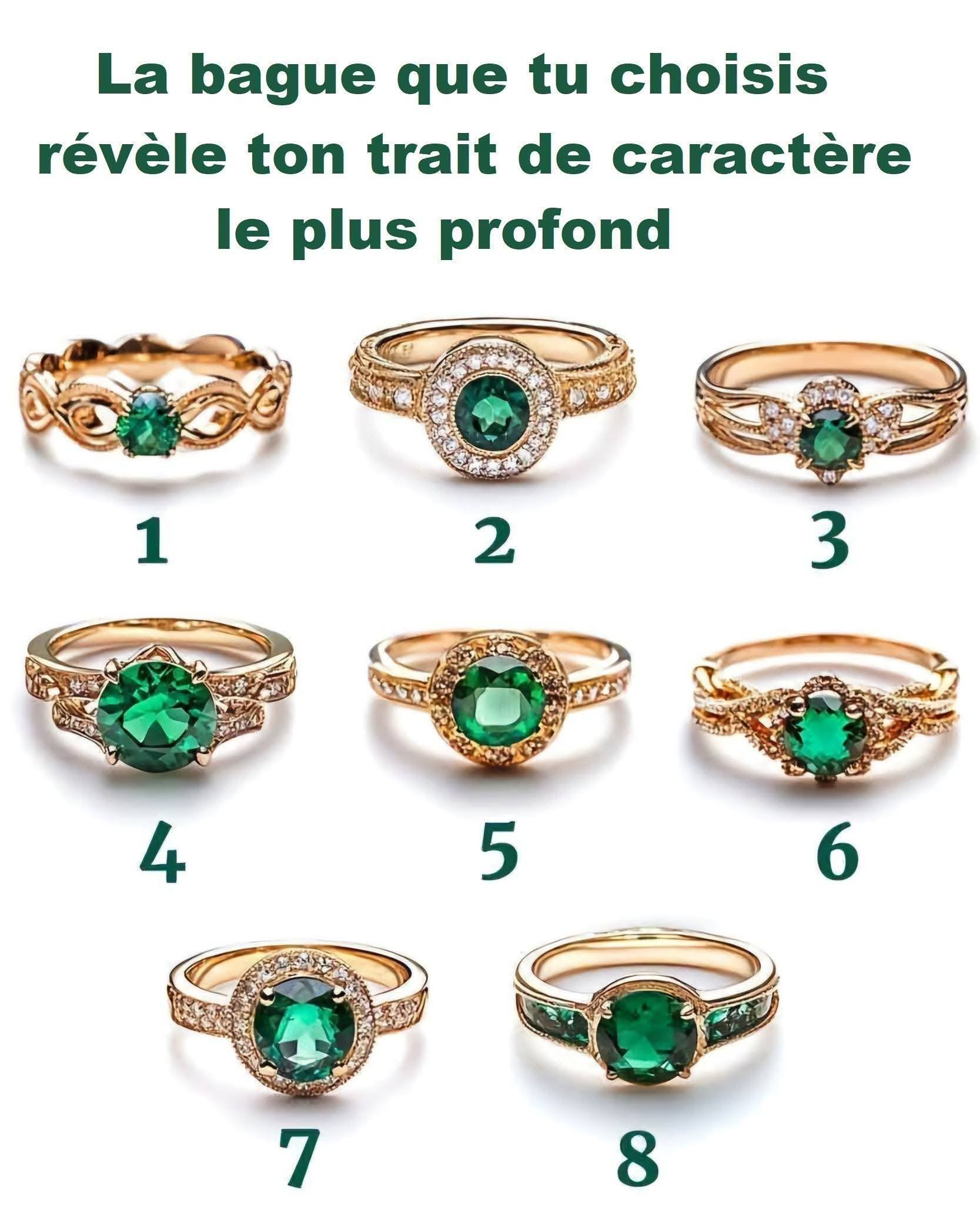 Ne triche pas : La bague que tu choisis révèle ton trait de caractère le plus profond