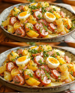 Salade allemande de pommes de terre