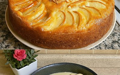 Gâteau moelleux aux pommes et amandes