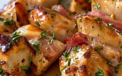 Brochettes de Poulet Marinées au Miel Simple