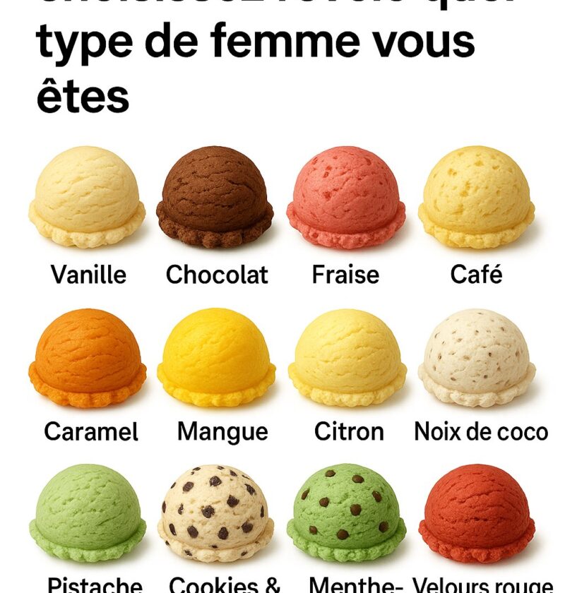La glace que vous choisissez révèle quel type de femme vous êtes