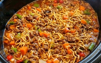 Lo Mein au bœuf haché
