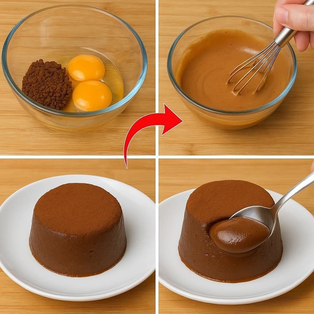 Mélangez deux œufs avec du café ! Vous serez surpris ! En seulement 10 minutes ! Un dessert sans cuisson et sans farine.