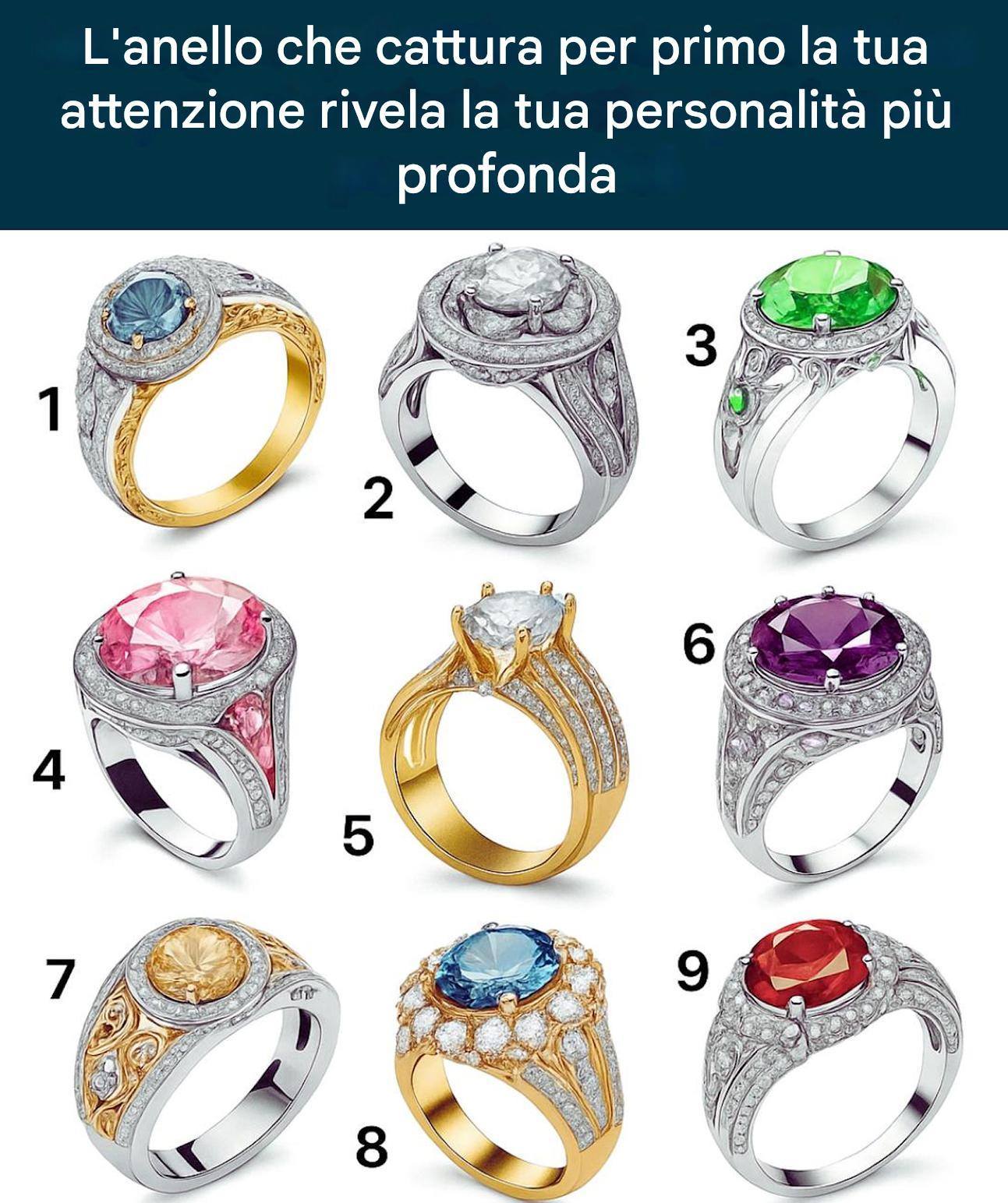 La bague que vous choisissez révèle votre véritable nature.