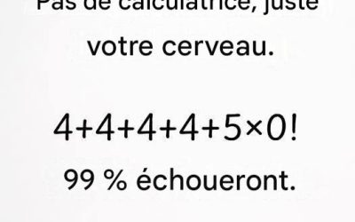 95 % des gens font des erreurs dans ces calculs… Faites-vous partie des 5 % ?