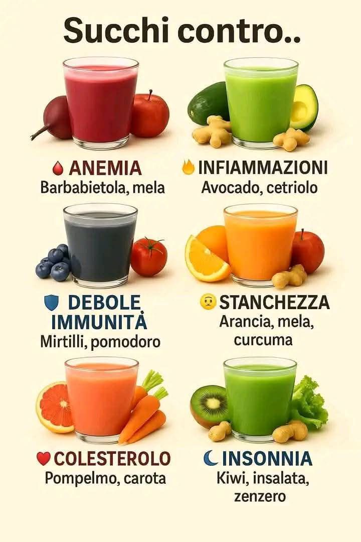 6 jus naturels pour une santé quotidienne
