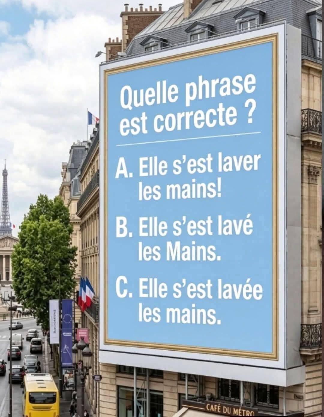 Seuls les vrais experts en français trouveront la bonne réponse ! Cliquez sur le lien🔗