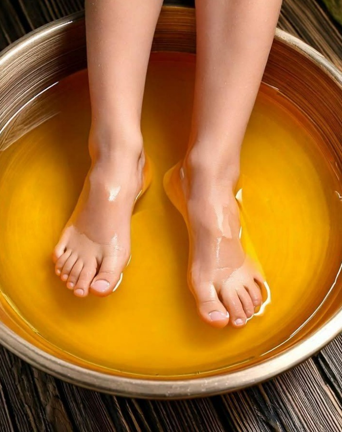 J’ai trempé mes pieds dans du vinaigre de cidre. Après 15 minutes, voici ce que j’ai vu.