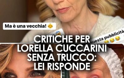 Lorella Cuccarini répond aux critiques concernant son apparence physique : « J’affiche mes rides avec fierté ; vieillir est naturel. »