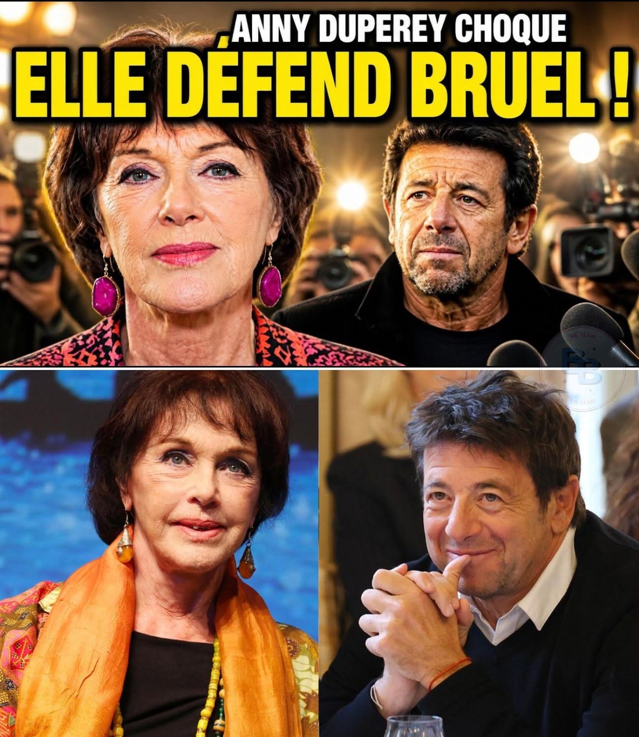 Affaire Patrick Bruel : Le coup de gueule fracassant d’Anny Duperey qui divise la France entière — L affaire Patrick Bruel prend un tournant totalement inattendu et provoque un véritable séisme médiatique après les déclarations explosives de la comédienne Anny Duperey. Alors que le célèbre chanteur est au cœur de graves accusations qu il conteste fermement, l actrice a brisé le silence pour prendre publiquement sa défense. Mais ses propos chocs sur le comportement de certaines admiratrices ont immédiatement mis le feu aux poudres. Entre défense acharnée de la présomption d innocence et accusations mutuelles, la Toile se déchire totalement face à cette prise de position sans précédent. Est-ce un courageux rappel à la prudence judiciaire ou une sortie inadmissible qui franchit la ligne rouge. Découvrez tous les détails troublants de cette affaire et le texte complet en cliquant sur le lien dans le premier commentaire.