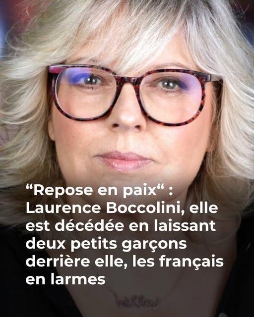 Laurence Boccolini en deuil : le coeur brisé, elle annonce la mort d’un être cher