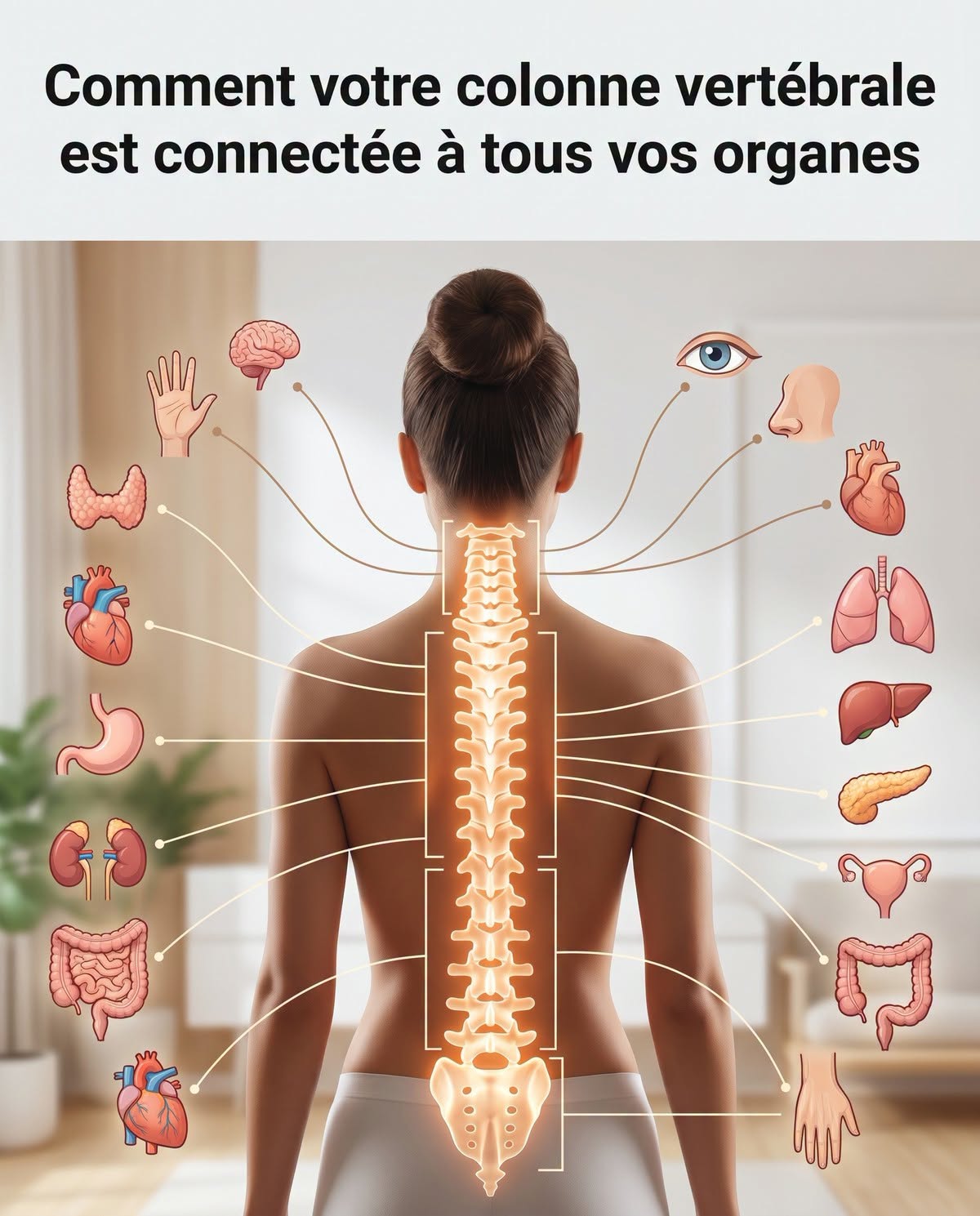 La véritable cause de la douleur – Comment la colonne vertébrale est connectée avec tous les organes