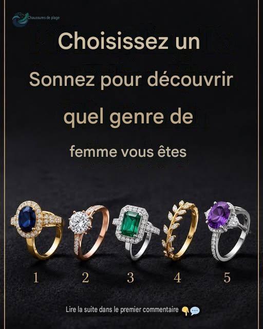 Choisissez une bague pour révéler les traits cachés de votre personnalité.