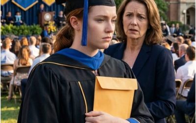 Lors de ma remise de diplôme, mon père a soudainement annoncé qu’il me déshéritait. « Tu n’es même pas ma fille biologique », a-t-il déclaré. Un silence de mort s’est abattu sur la salle. Je suis montée à la tribune, j’ai souri et j’ai dit : « Puisque nous allons révéler des secrets génétiques… » J’ai alors ouvert l’enveloppe, et sa femme a pâli.