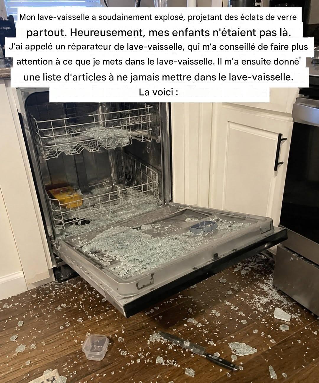 **8 choses que vous ne devriez jamais laver au lave-vaisselle** (et pourquoi)