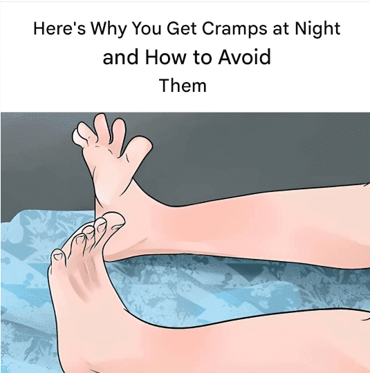 Voilà pourquoi nous avons des crampes la nuit