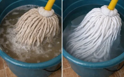 Serpillère très sale, ne la rachètez pas : une goutte de cet ingrédient et elle sera comme neuve.