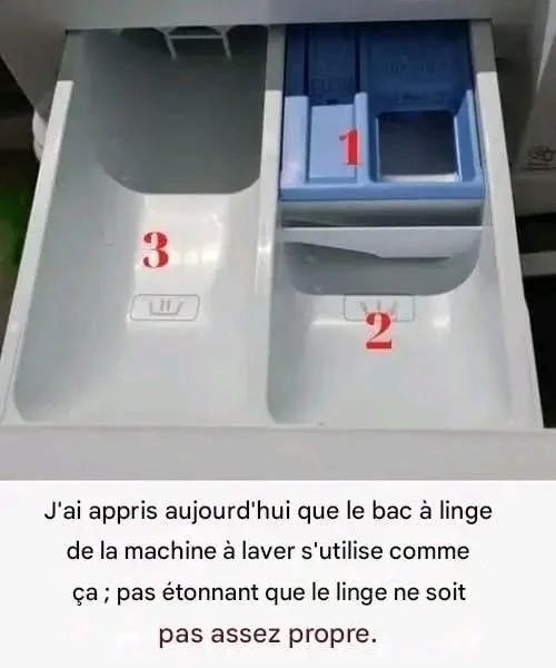 J’ai enfin appris à utiliser correctement le bac à lessive — et ça a complètement changé ma façon de faire la lessive.