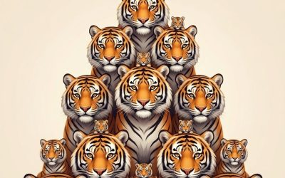 Combien de tigres se cachent vraiment sur cette image ? La réponse va vous surprendre ! voir le lien au premier commentaire 👇