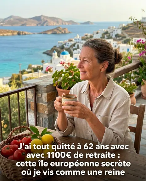 À 62 ans, avec seulement 1 100 € de retraite, j’ai tout laissé derrière moi pour m’installer sur une île européenne méconnue où je vis aujourd’hui comme une reine