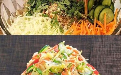 Mangez une salade de concombre et de chou tous les soirs et vous remarquerez une différence au niveau de votre tour de taille !