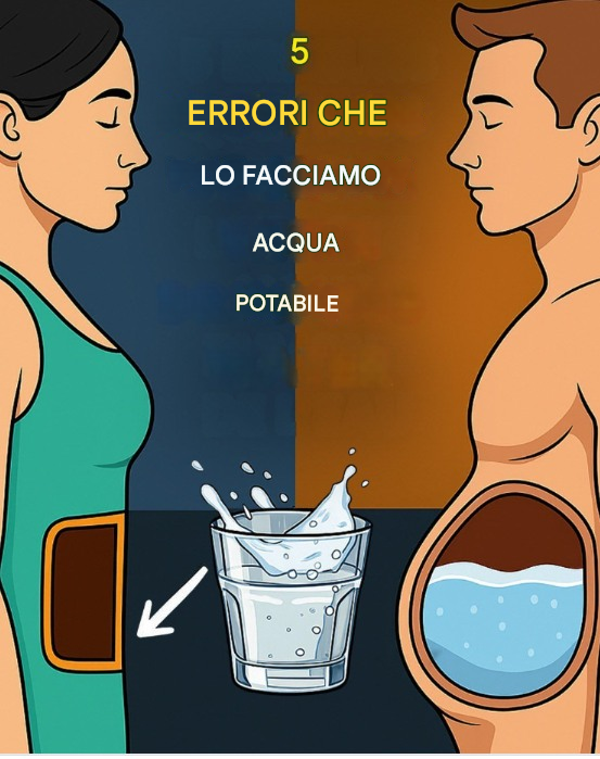 5 ERREURS QUE NOUS COMMETTONS LORSQUE NOUS BUVONS DE L’EAU