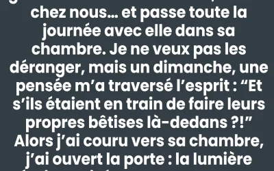 Quand j’ai poussé la porte de la chambre de ma fille, je ne m’attendais pas à cette révélation.