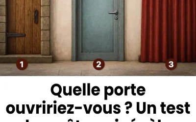 Quelle porte ouvririez-vous ? Un test honnête qui révèle complètement votre personnalité