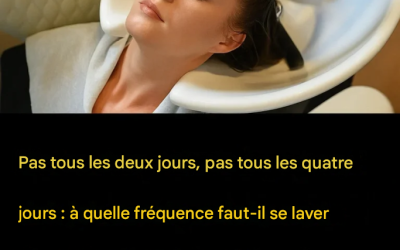Voici la fréquence à laquelle vous devriez vous laver les cheveux, selon un dermatologue.