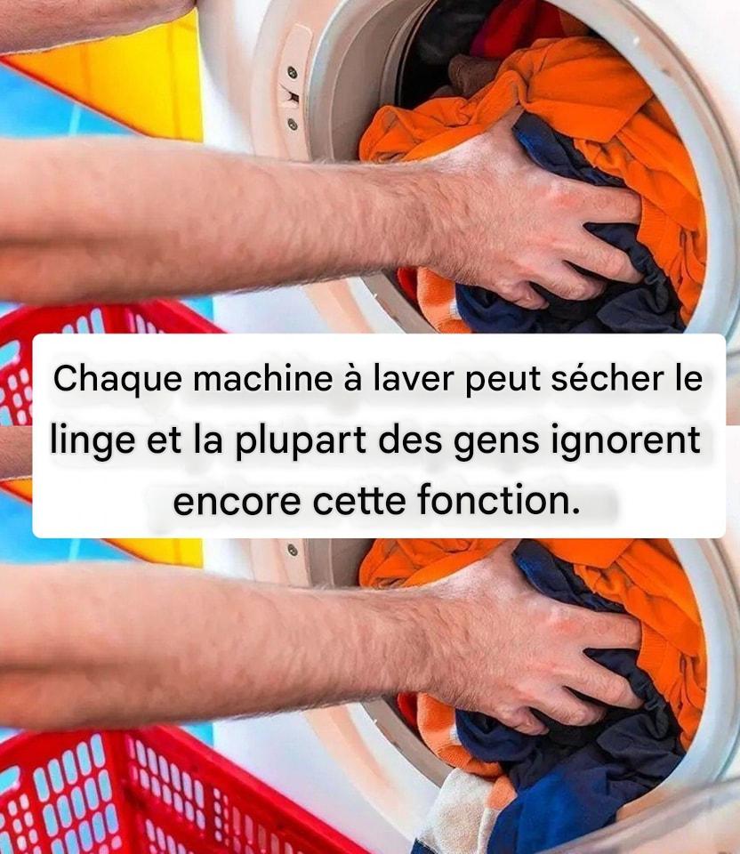 Chaque machine à laver peut sécher le linge et la plupart des gens ignorent encore cette fonction.